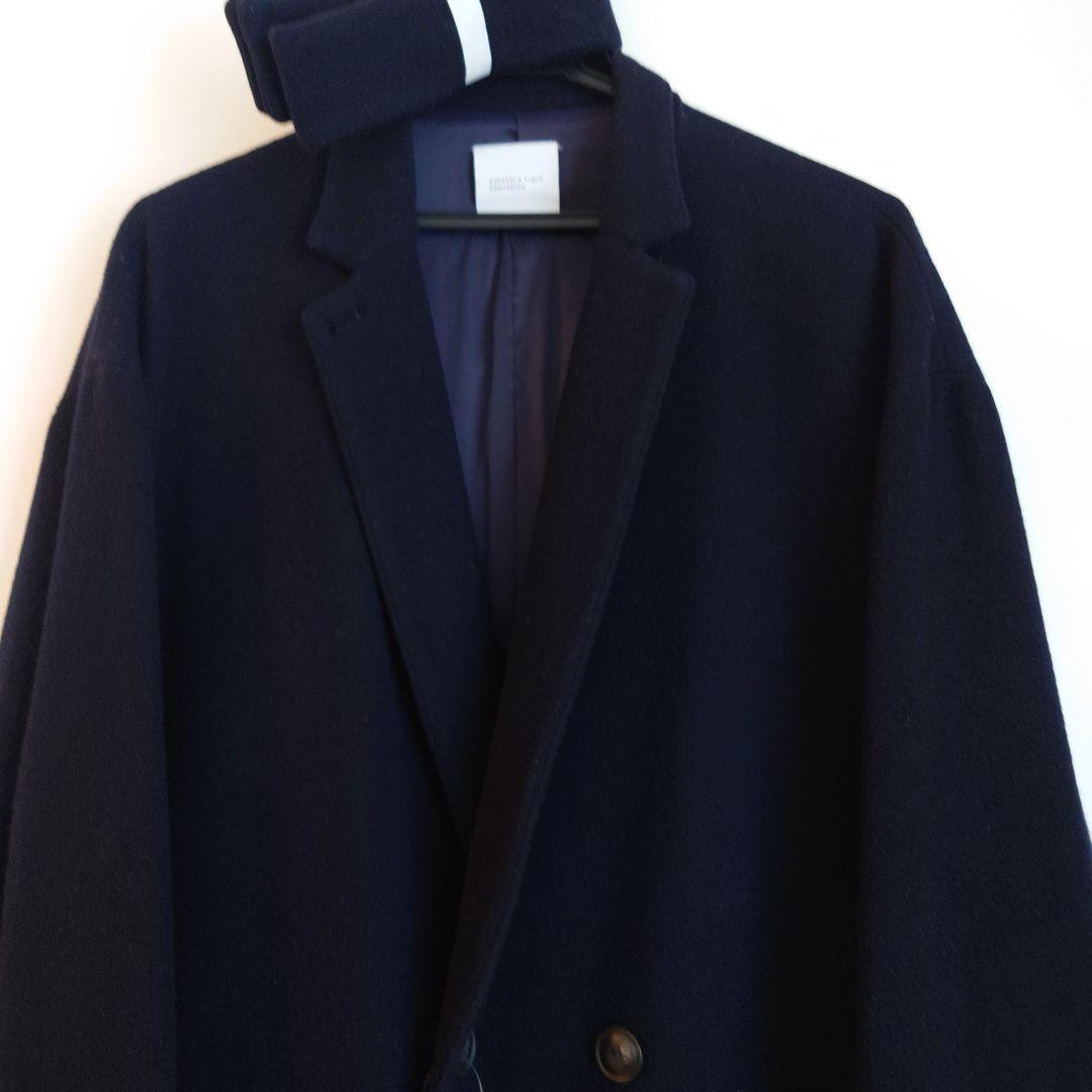 北欧、暮らしの道具店 チェスターコート ネイビー