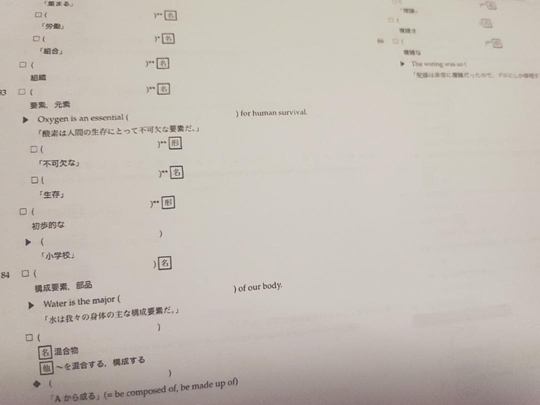 鉄緑会の高3英語鉄壁定着度確認プリント集フルセット　鉄壁単語ドリル　駿台　河合塾