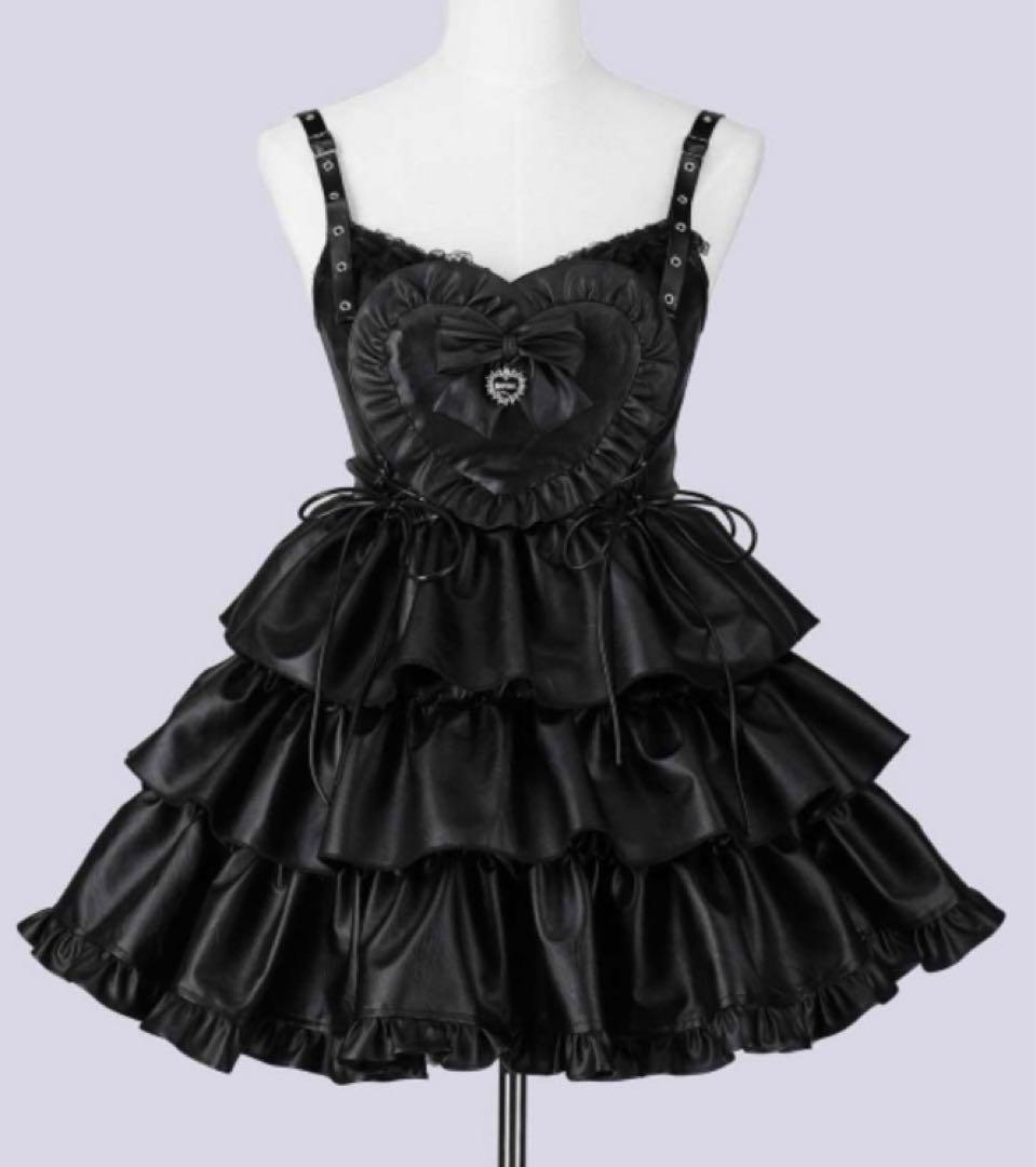 QOOZA IMVAL / Frill Heart Dress ワンピース