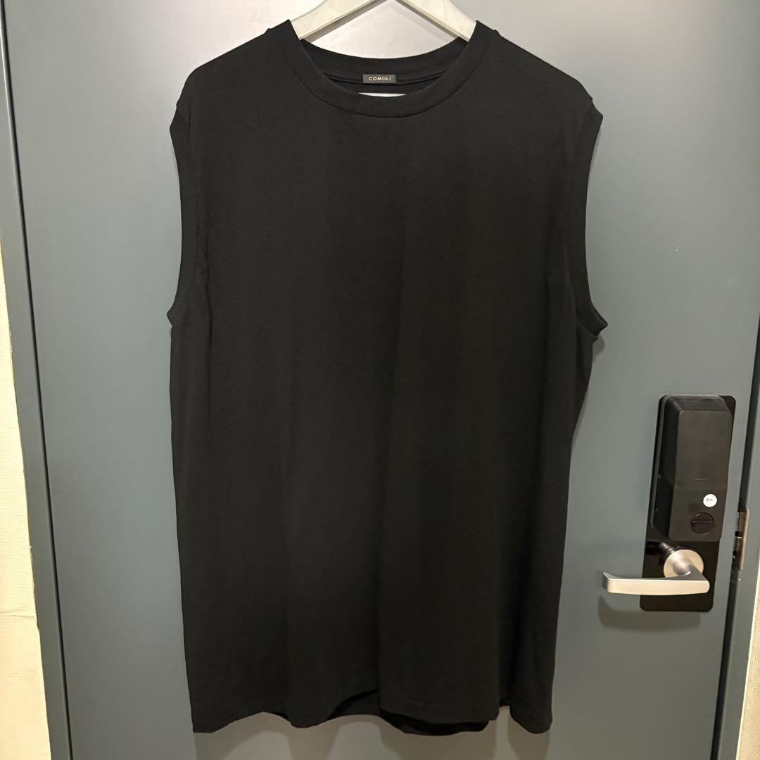 comoli コットンジャージノースリーブTシャツ 4