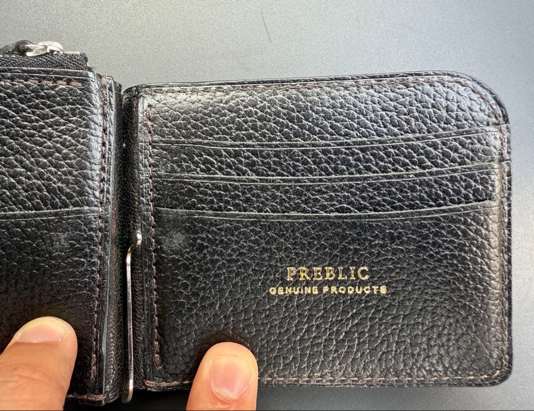 値下中！PREBRIC プレブリック　クロコダイル　クロコ　マネークリップ
