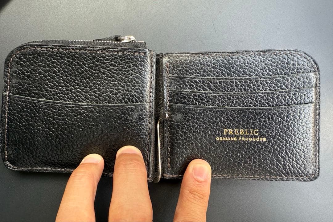 値下中！PREBRIC プレブリック　クロコダイル　クロコ　マネークリップ