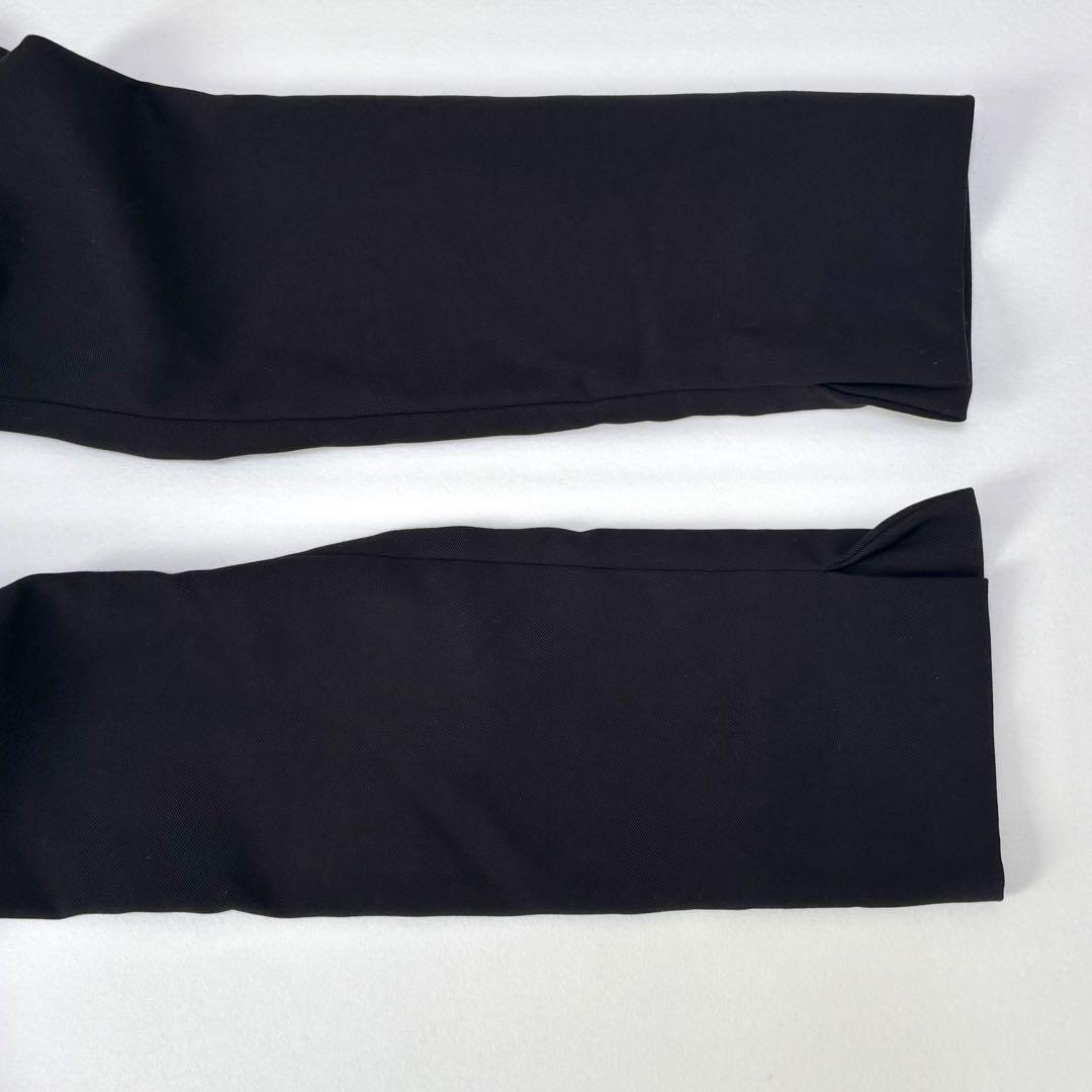 新品　JENNE ジェンヌ ペプラムレース ブラウス シンプル 黒　XL