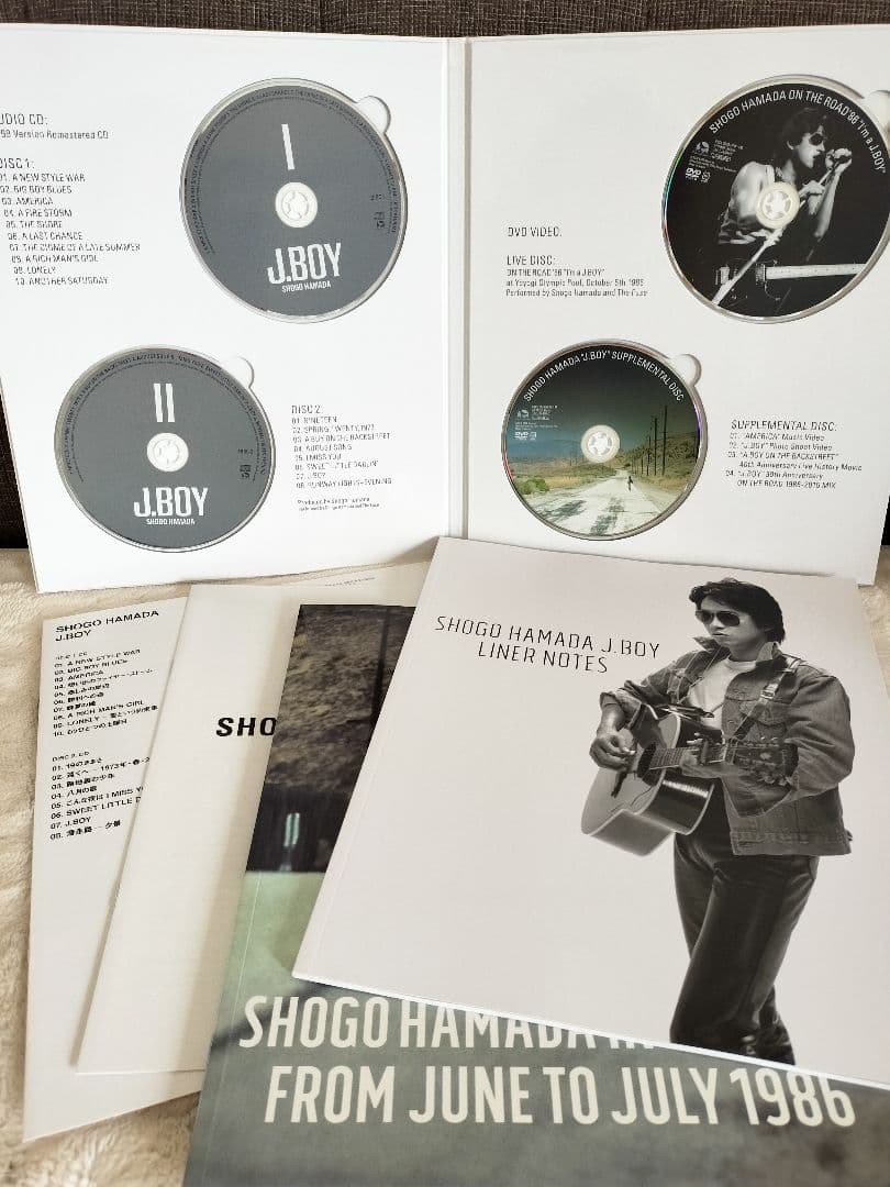 浜田省吾 \"J.BOY 30th Anniversary Box″ CD＋DVD