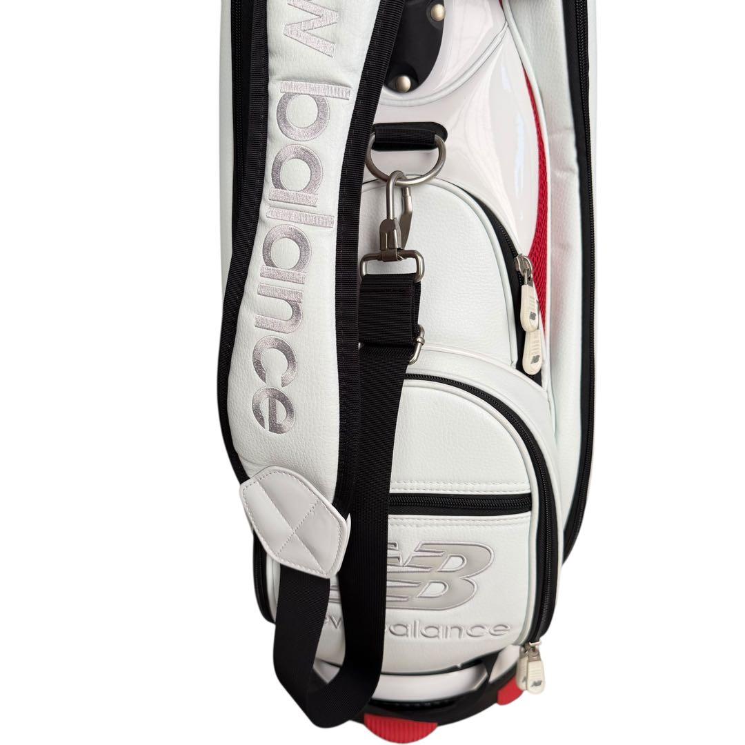 【美品】ニューバランス キャディバッグ 9型 8分割 軽量 123-24