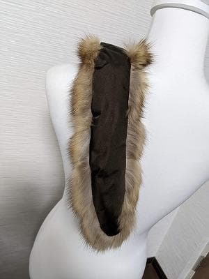 247　ロシアンセーブル　ティペット　マフラー　毛皮　リアルファー　付け襟