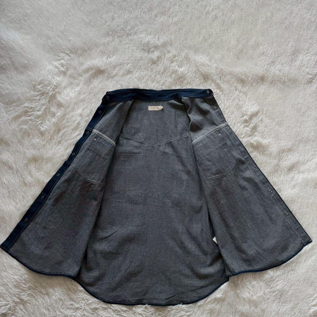 niko and... JEANS✨デニム　セットアップ　インディゴ染め M