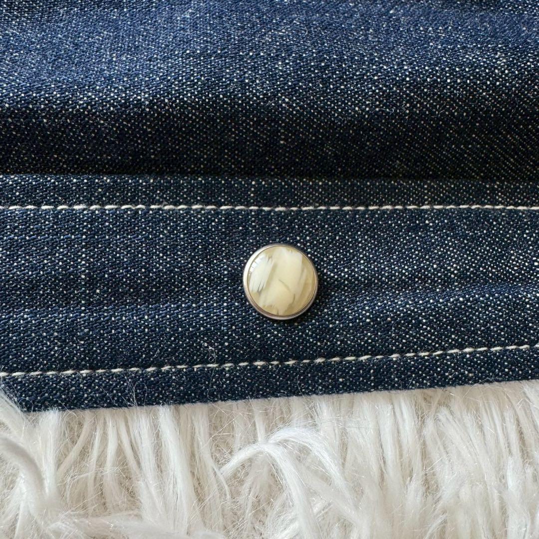 niko and... JEANS✨デニム　セットアップ　インディゴ染め M