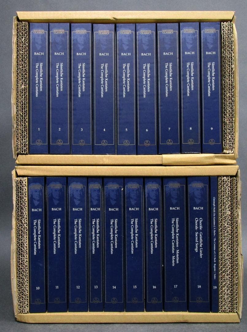 輸入楽譜全集［バッハ 全カンタータ］全19巻完結揃い　定価16万円
