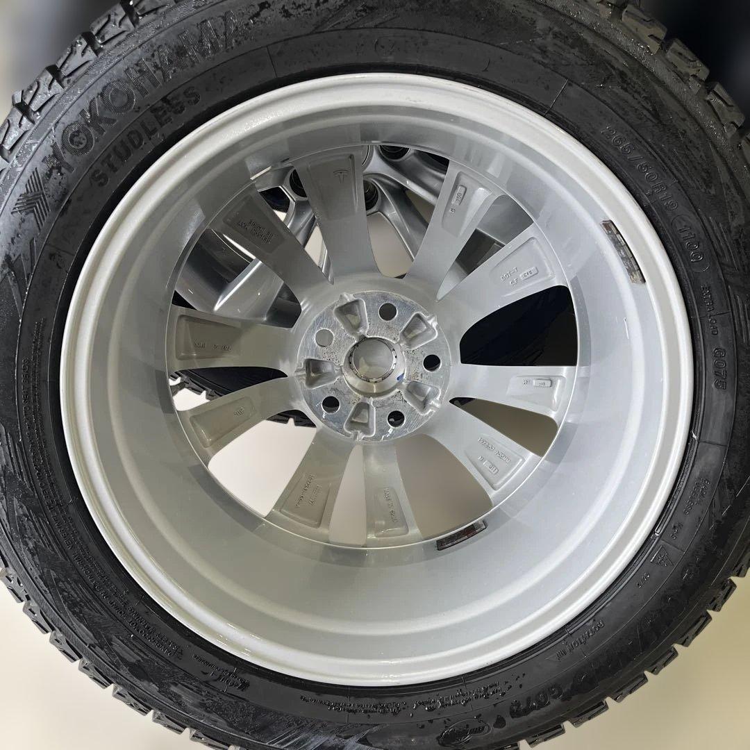 テスラX純正ホイール スタッドレスタイヤ付19インチ4本セット