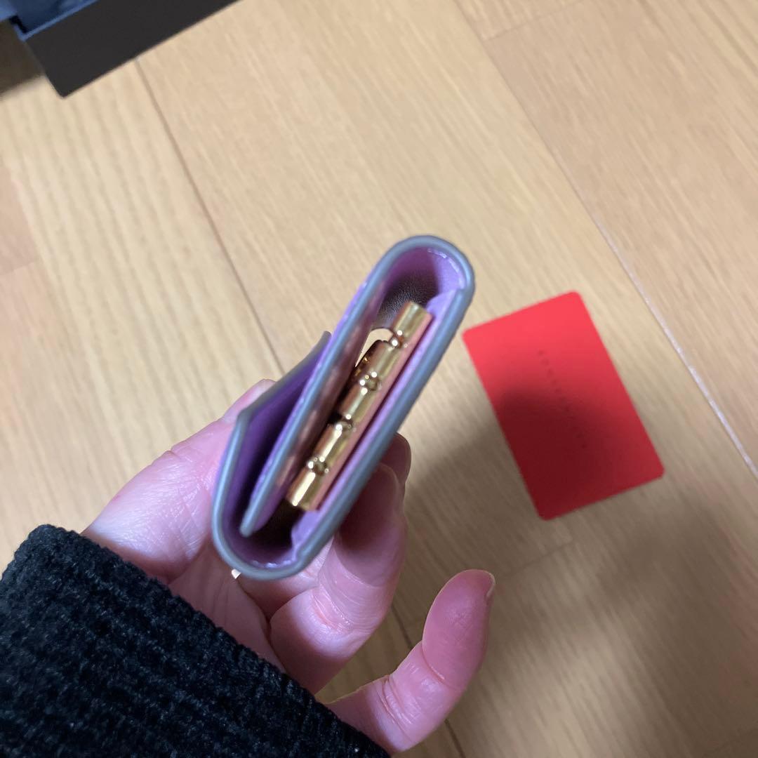 ボナベンチュラ　レザーキーケース ゴールド金具付き