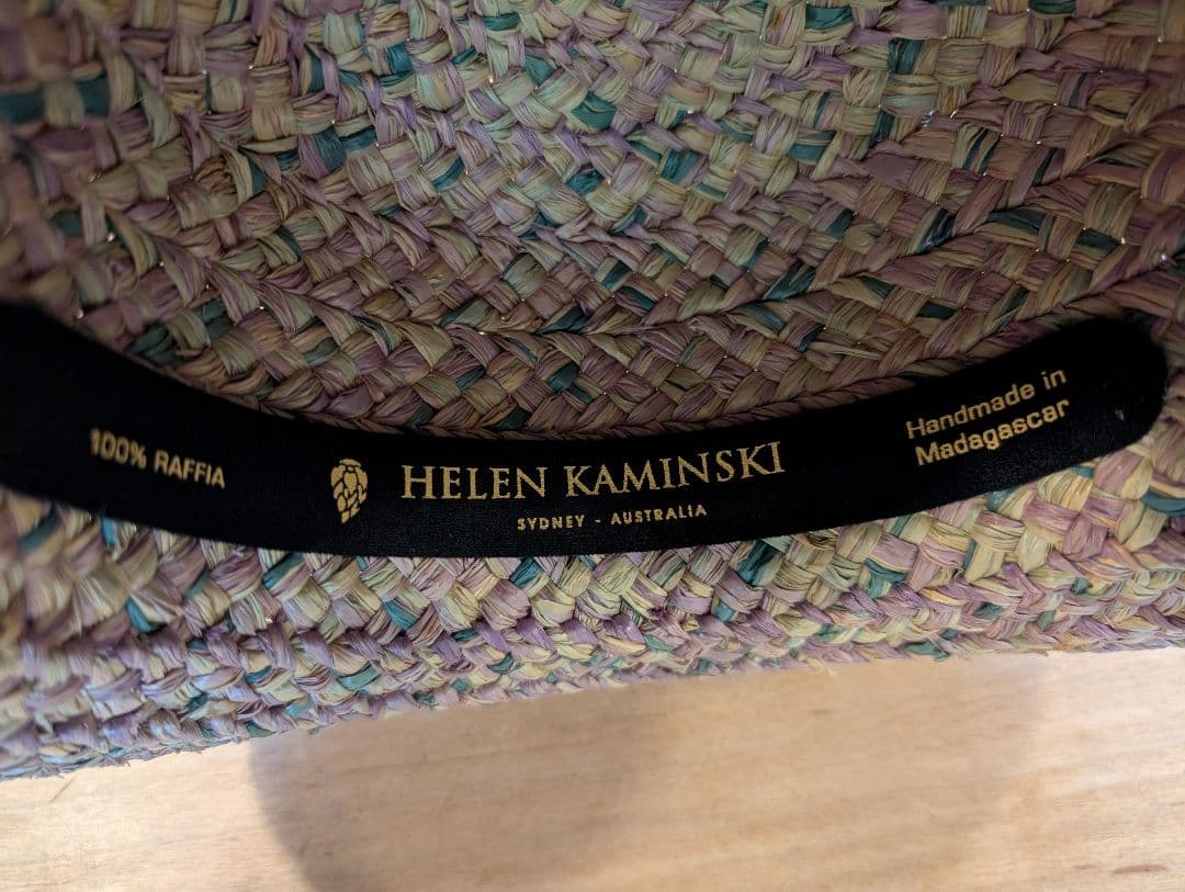 【HELEN KAMINSUKI】ラフィアハット made in マダガスカル