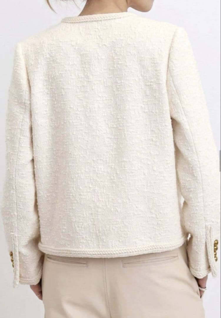 Col Pierrot ノーカラージャケット　アパルトモン