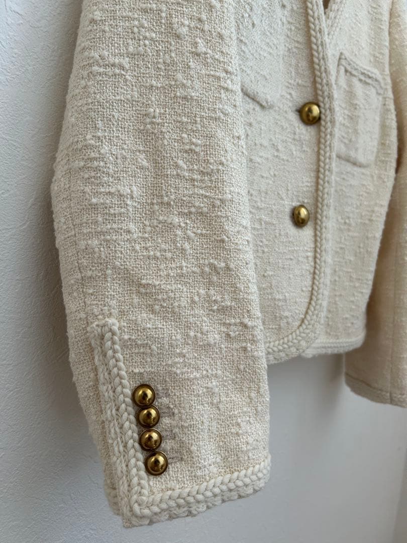 Col Pierrot ノーカラージャケット　アパルトモン