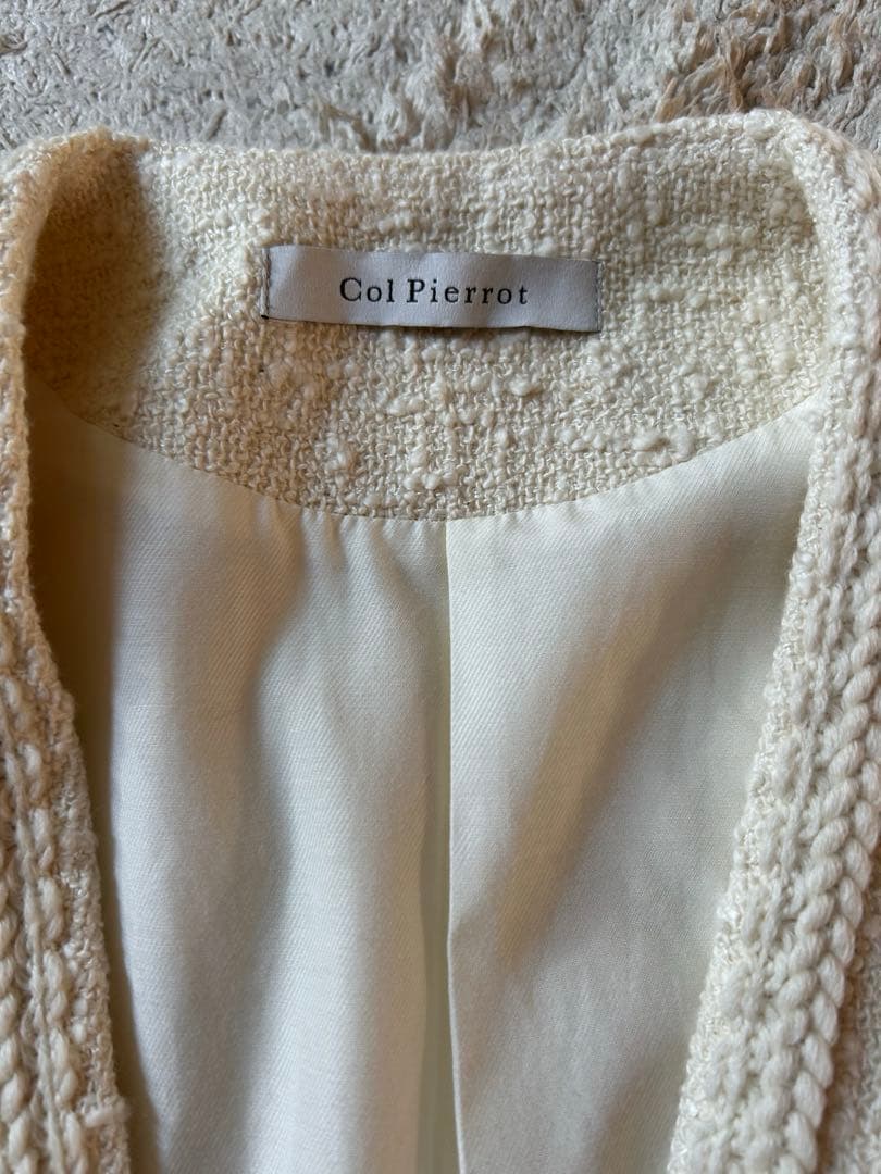 Col Pierrot ノーカラージャケット　アパルトモン