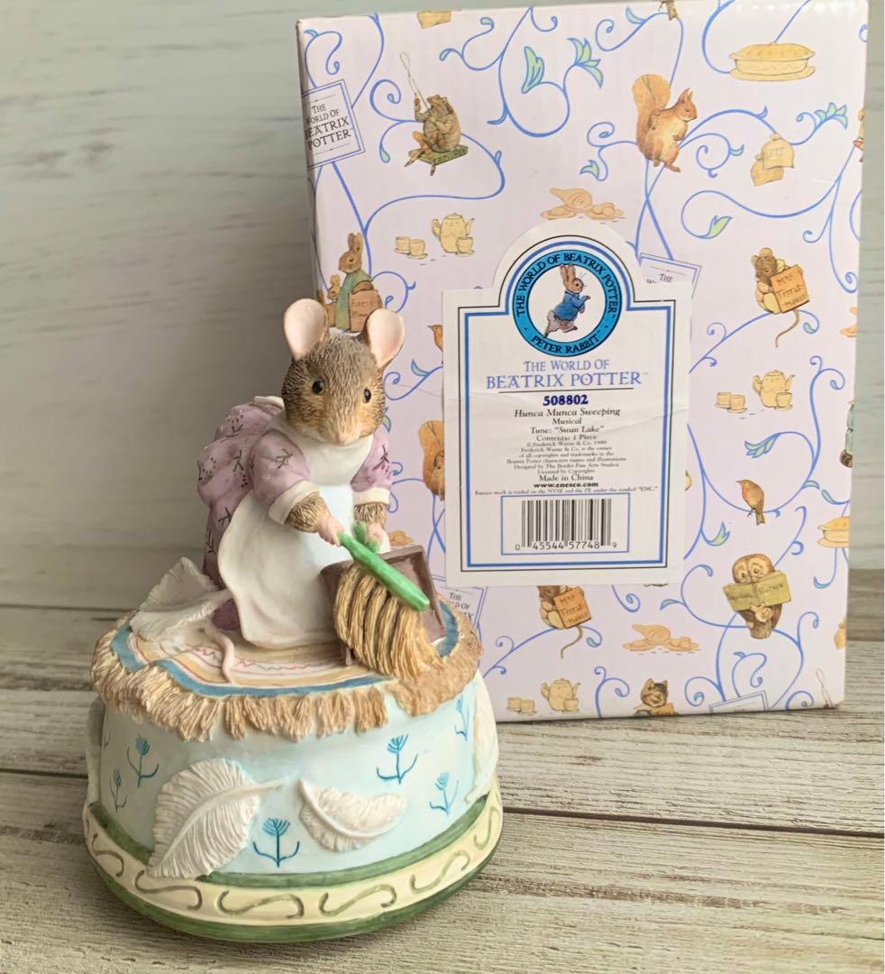 ハンカマンカ オルゴール ピーターラビット ボーダーファインアーツ