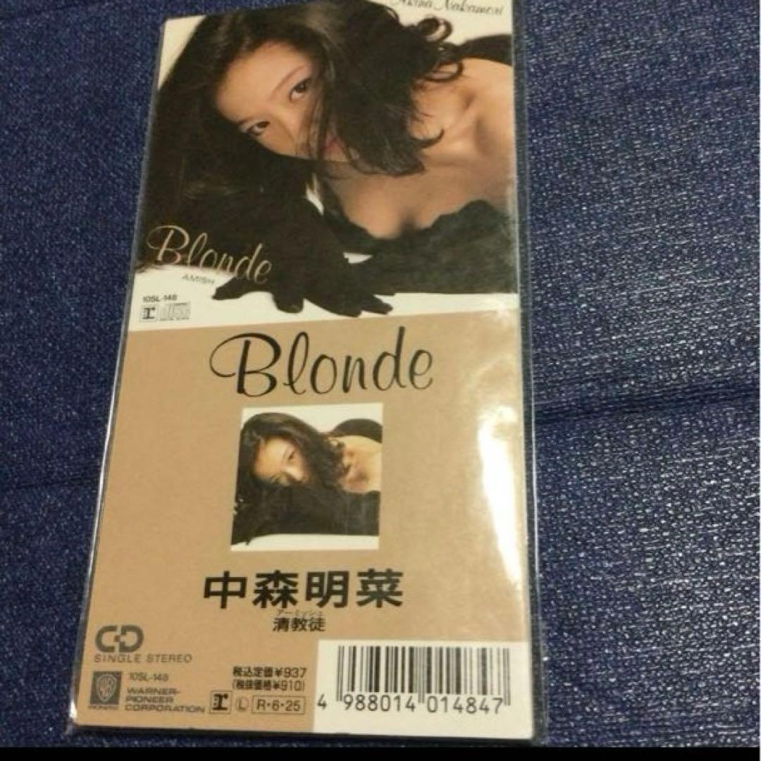中森明菜　.ブロンド.blonde 8センチ8cmシングル短冊邦楽CD アイドル