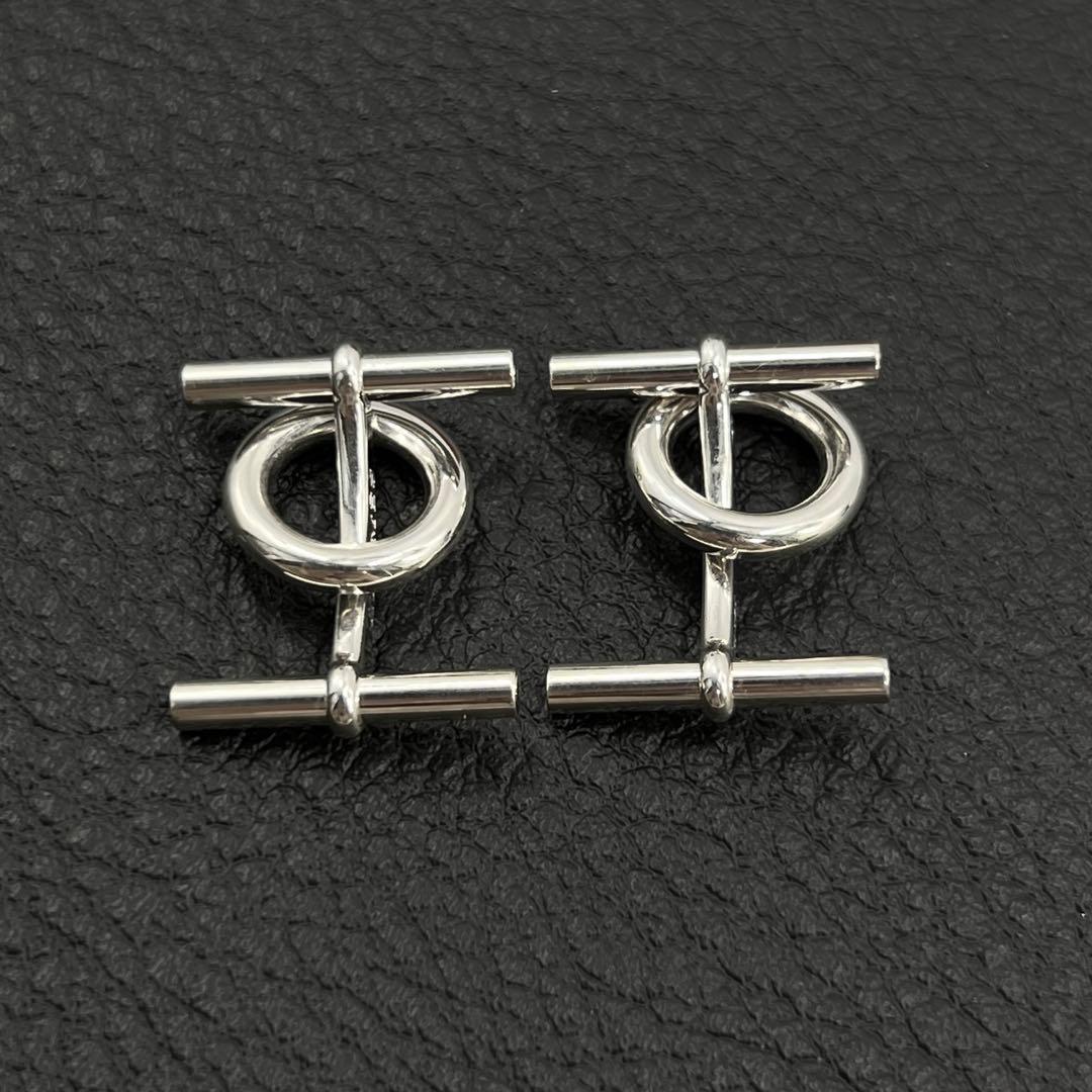 HERMES エルメス ミニ シェーヌダンクル カフス カフリンクス 925
