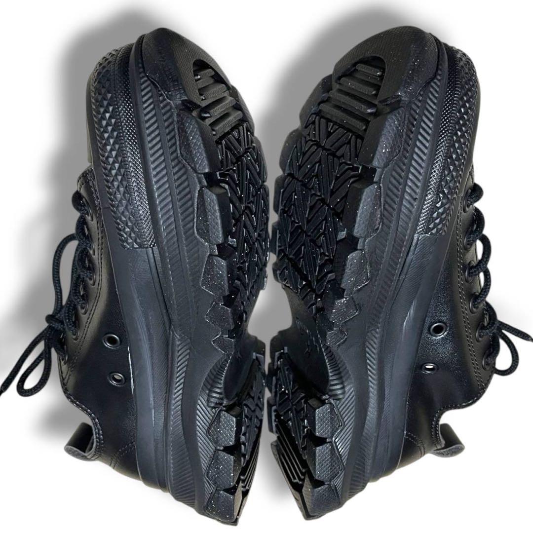 【新品】コンバース オールスター トレックウェーブ レザー 厚底【24cm】