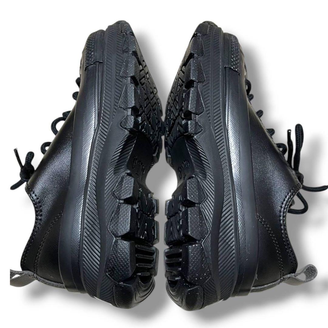 【新品】コンバース オールスター トレックウェーブ レザー 厚底【24cm】