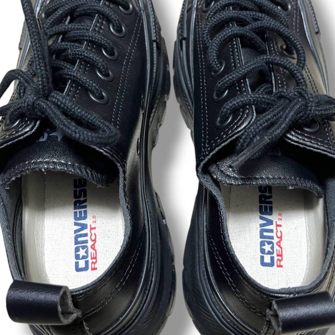 【新品】コンバース オールスター トレックウェーブ レザー 厚底【24cm】