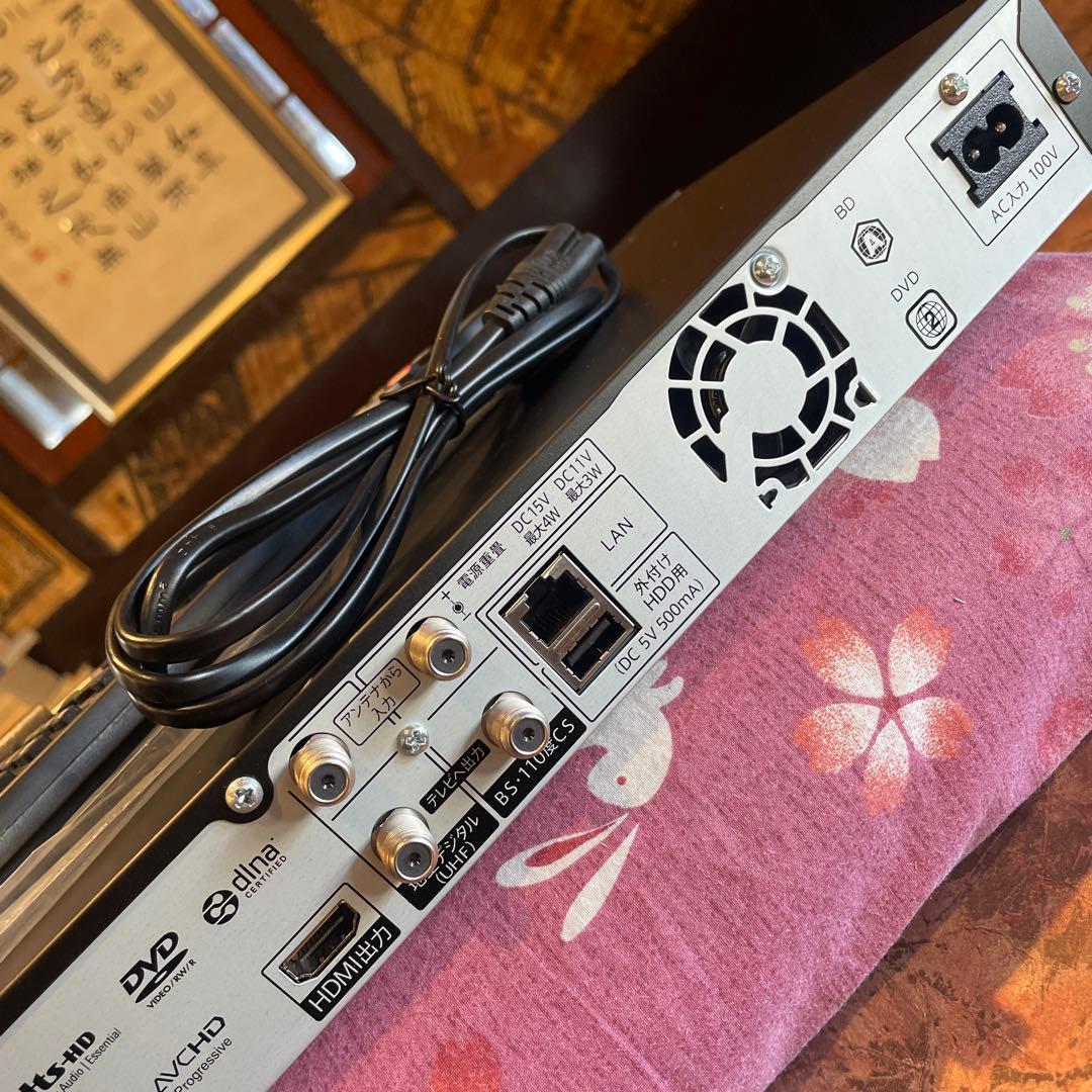 SHARP BD-NS510 12倍録 500GB BDリモ等付フル装備　完動品