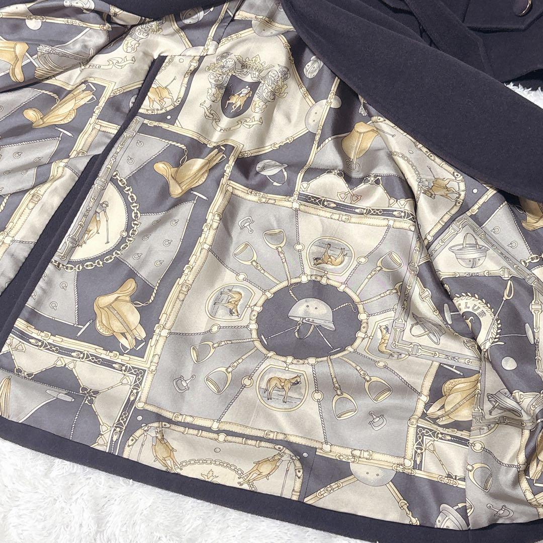 【美品】DELBA Milano デルバ アンゴラ×カシミヤ ロングコート 42