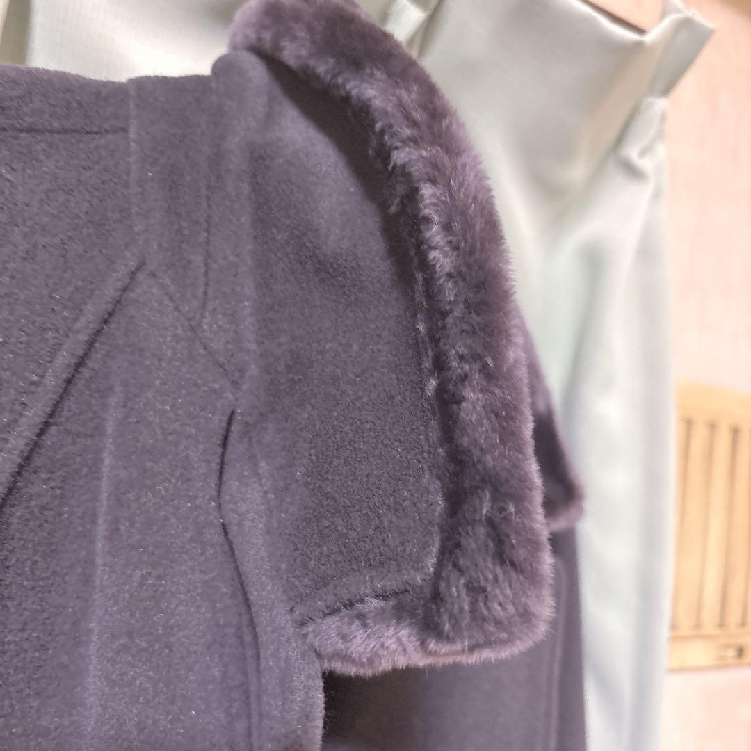 【美品】DELBA Milano デルバ アンゴラ×カシミヤ ロングコート 42