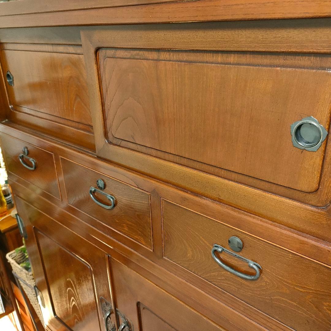 昭和レトロ ヴィンテージ和箪笥 時代家具 鍵2本付き