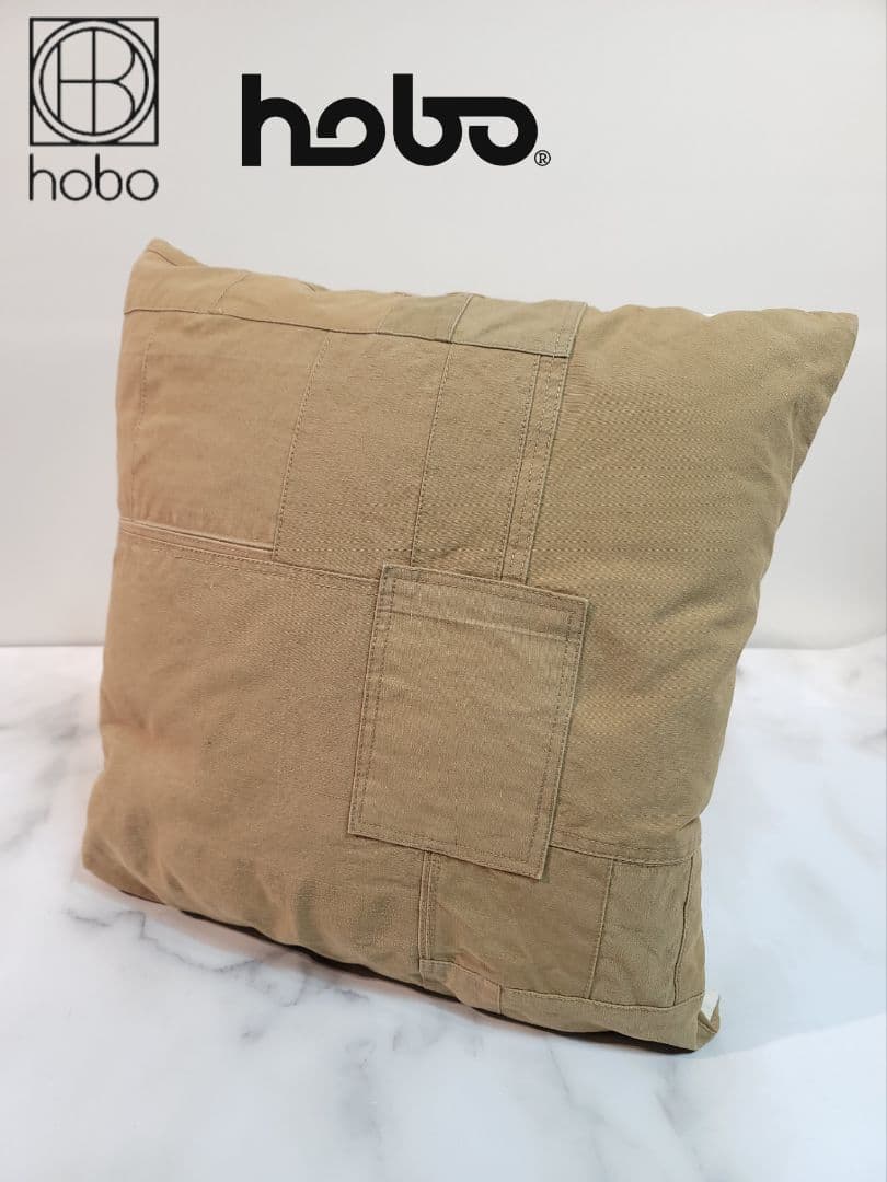 hobo / ARMY CLOTH  PATCHWORK CUSHION /BG
