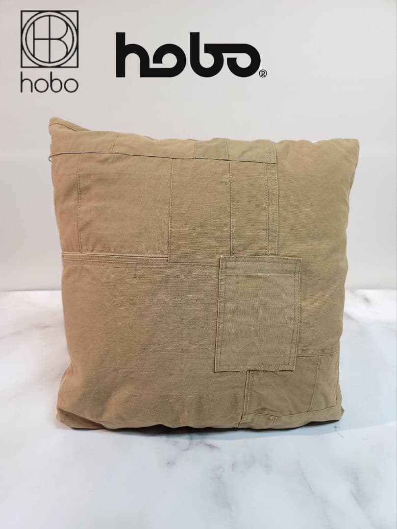 hobo / ARMY CLOTH  PATCHWORK CUSHION /BG