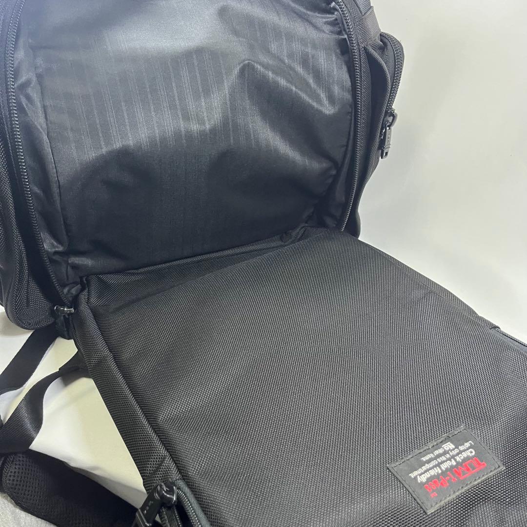 廃番TUMI T-Passリュック バックパック PC レザー ナイロン 黒