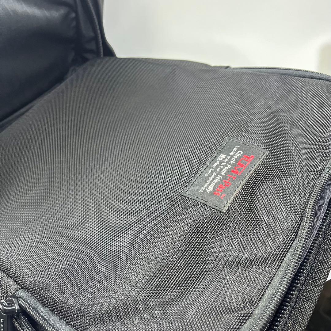 廃番TUMI T-Passリュック バックパック PC レザー ナイロン 黒