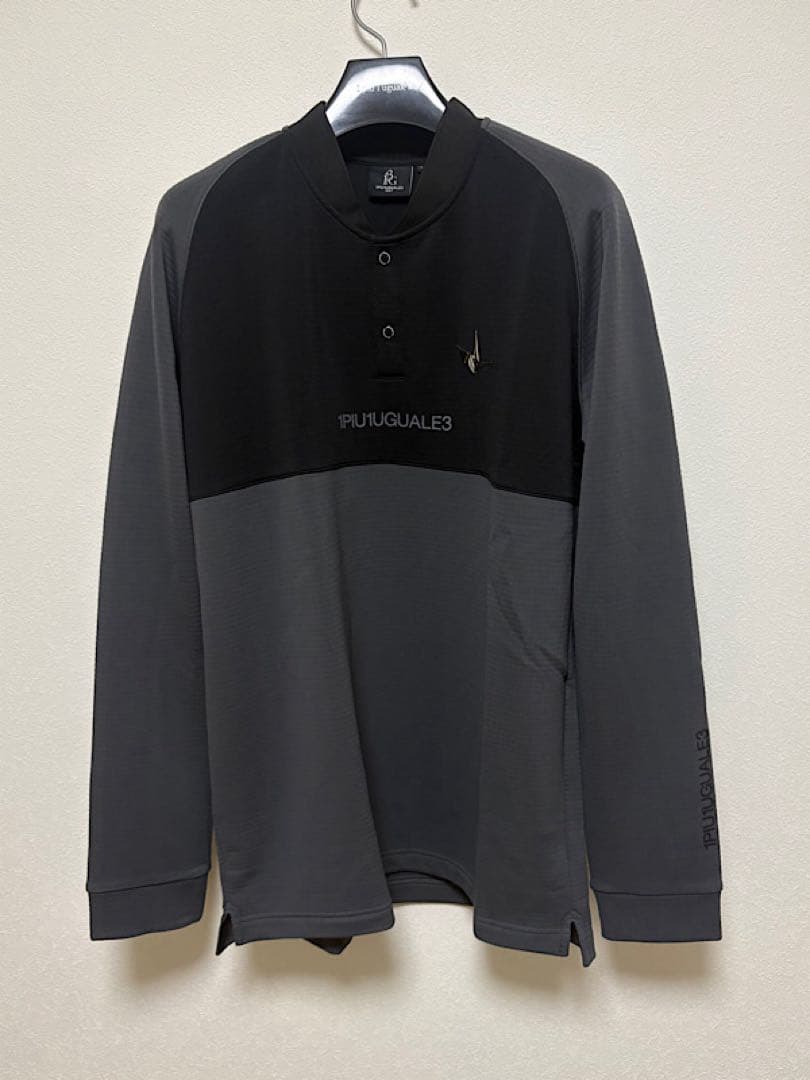 新品1PIU1UGUALE3 GOLF24AWパワーグリッドBLADEポロシャツ
