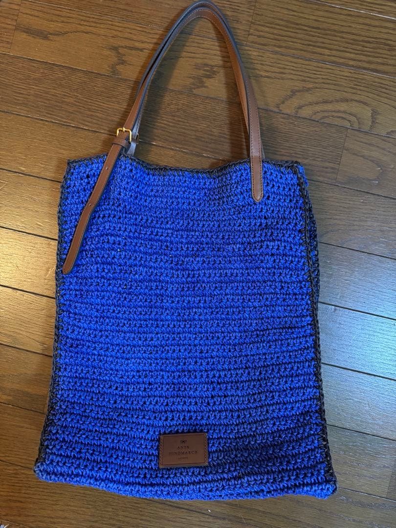 美品【ANYA HINDMARCH アニヤハインドマーチ】ケロッグトートバッグ