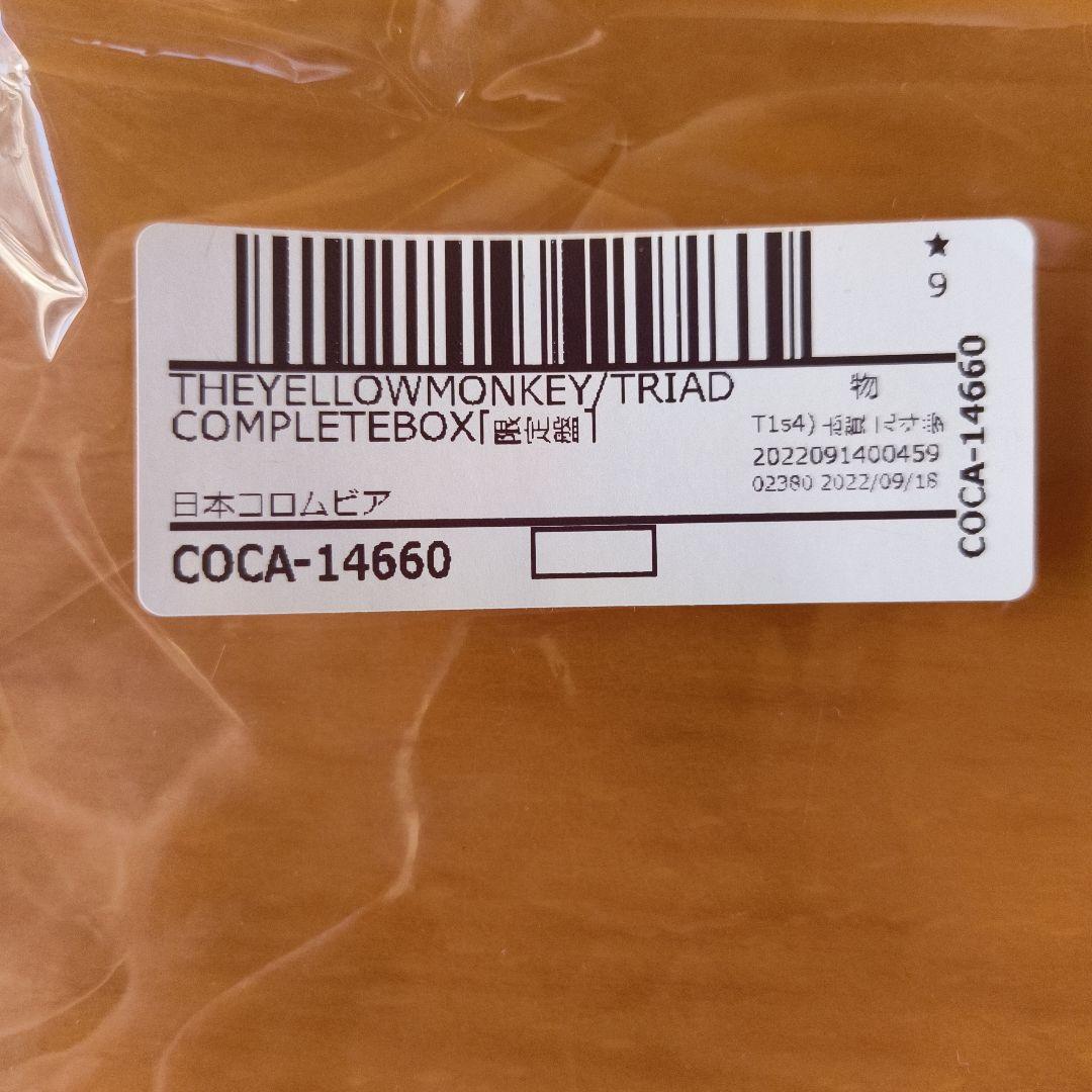 ザ・イエロー・モンキー 「TRIAD コンプリート BOX 1992–1996」