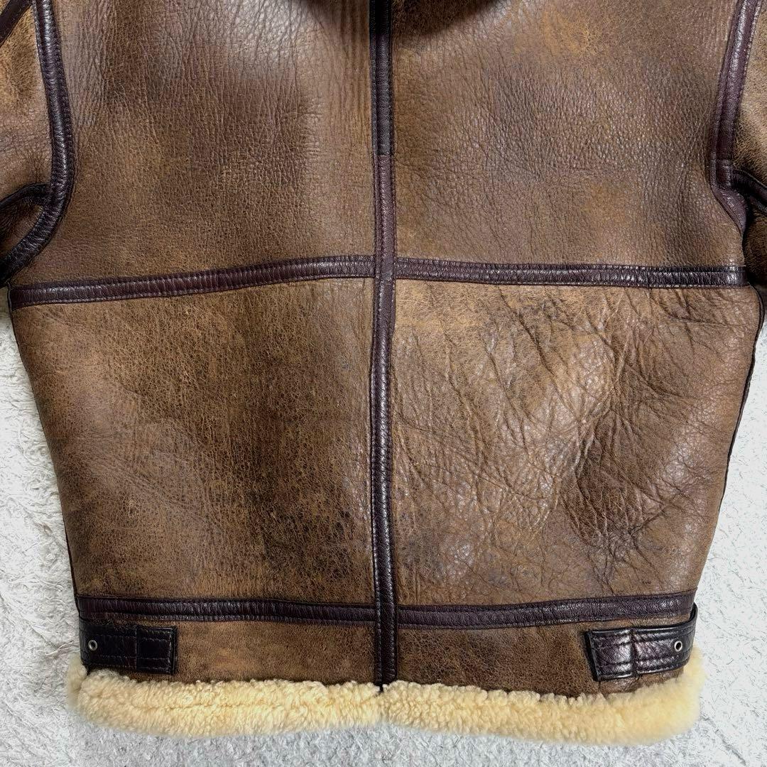 ✨希少・ファーフード付✨アヴィレックス　B-3 フライトジャケット　ムートン