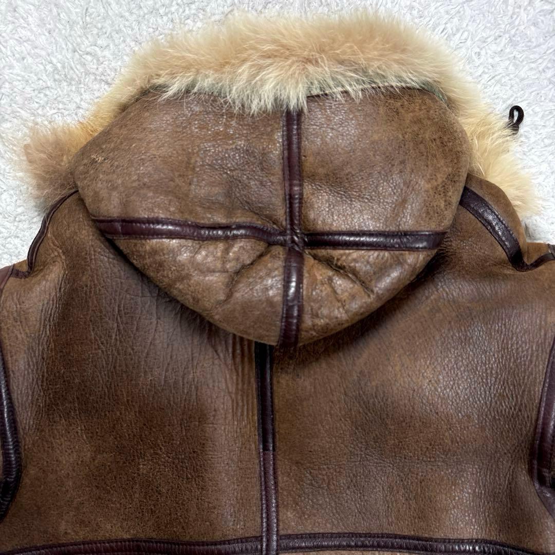 ✨希少・ファーフード付✨アヴィレックス　B-3 フライトジャケット　ムートン