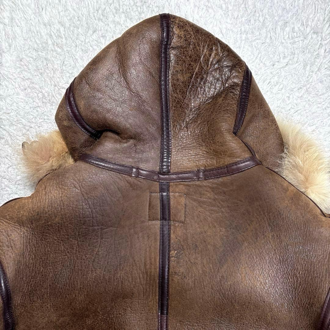 ✨希少・ファーフード付✨アヴィレックス　B-3 フライトジャケット　ムートン