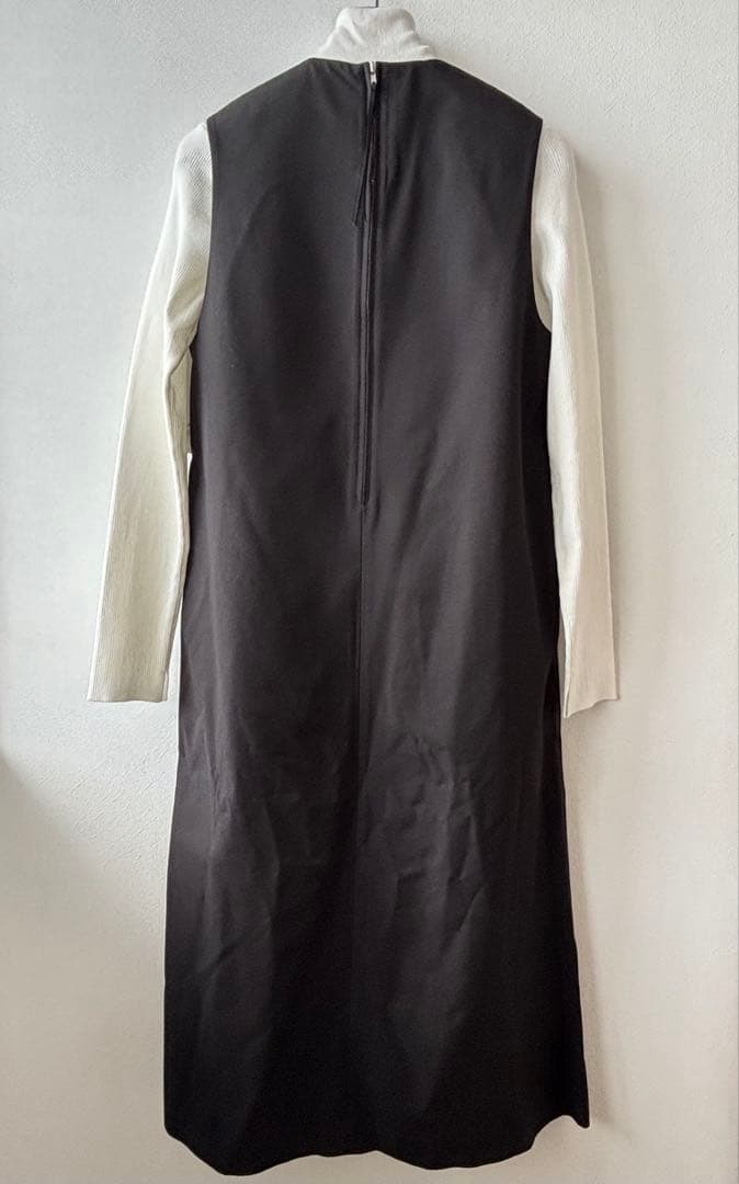 《新品タグ付き》ミラオーウェン リブニットセットレイヤードワンピース