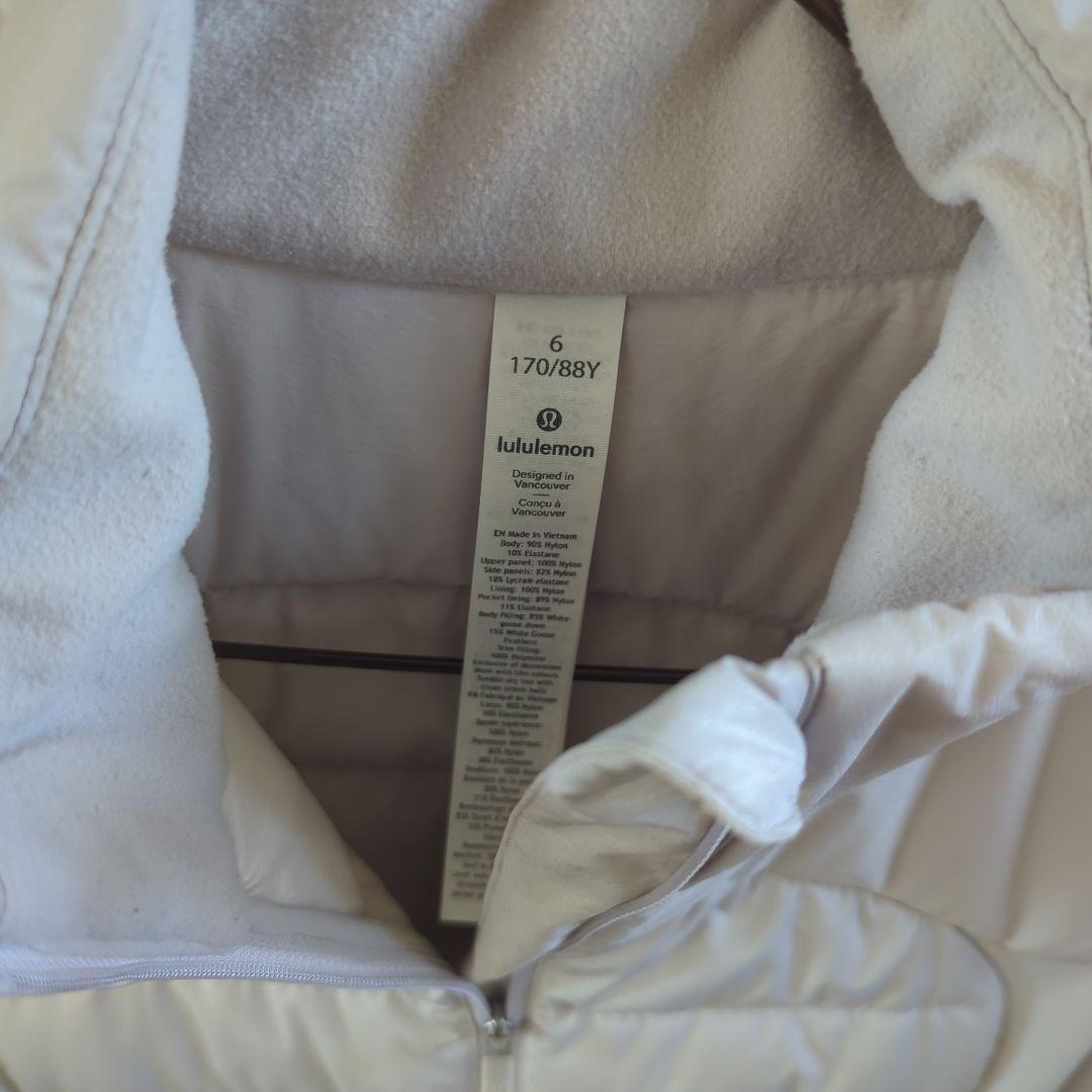 lululemon ライトグレー キルティングベスト サイズ6