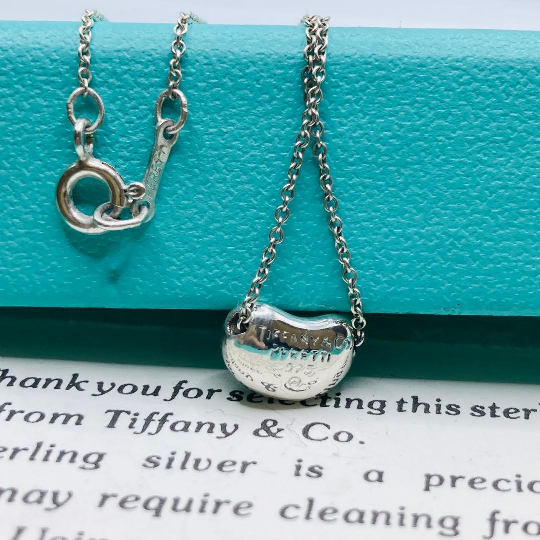 極美品✨ ティファニー ネックレス ビーン エルサペレッティ AG925