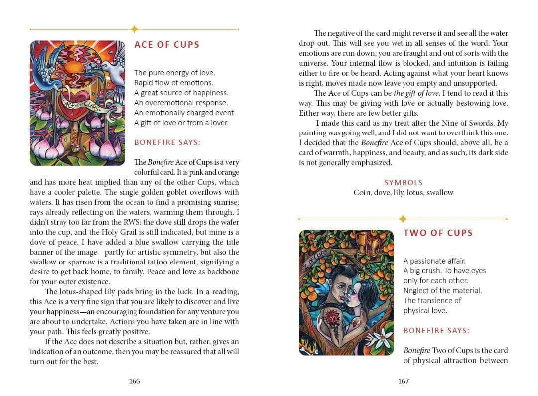 ★正規品タロットカード★クール＆パワフル✨タトゥーアウトサイダーアートのデッキ