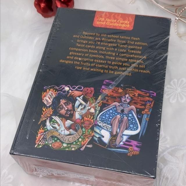 ★正規品タロットカード★クール＆パワフル✨タトゥーアウトサイダーアートのデッキ