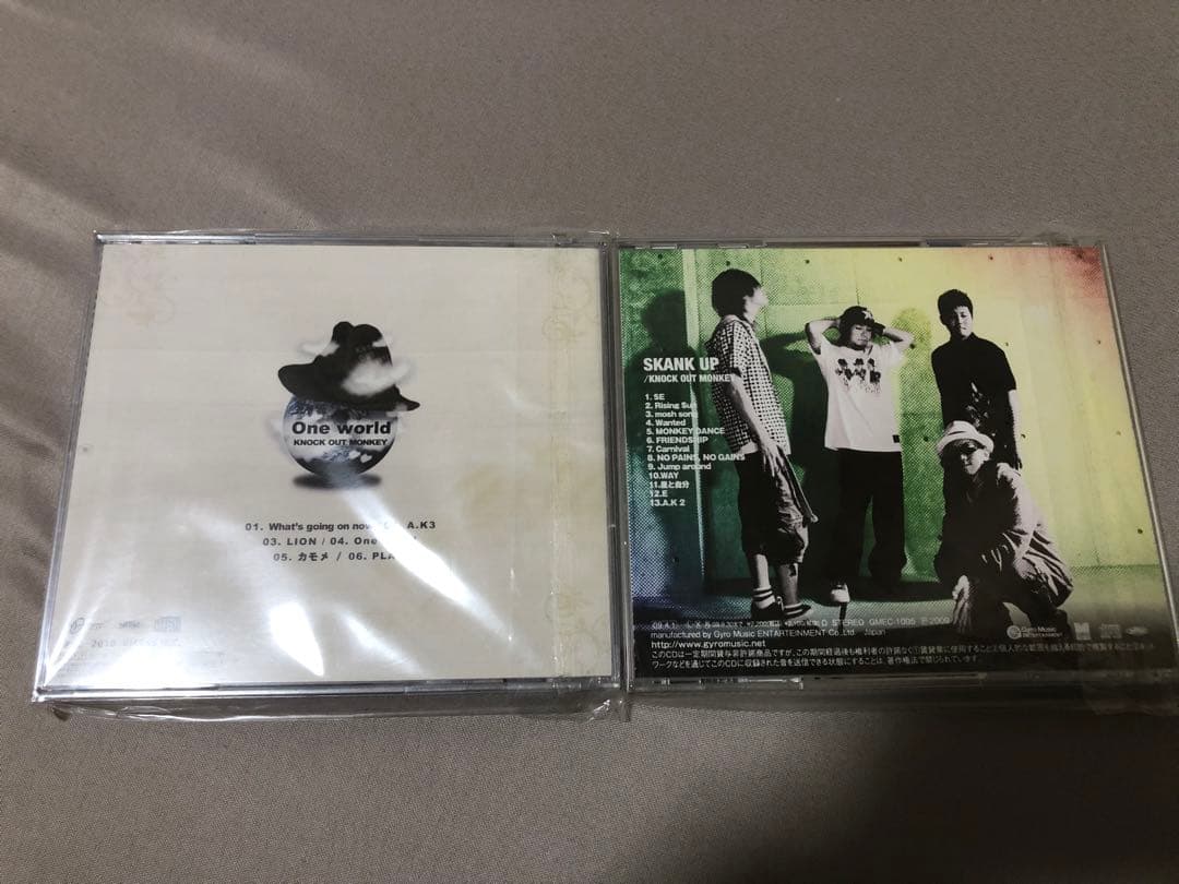 KNOCK OUT MONKEY レア廃盤CD サイン入り