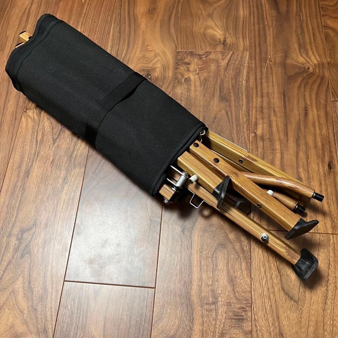 GROUSE グラウス アウトドアチェア キャンプチェア ローチェア ブラック