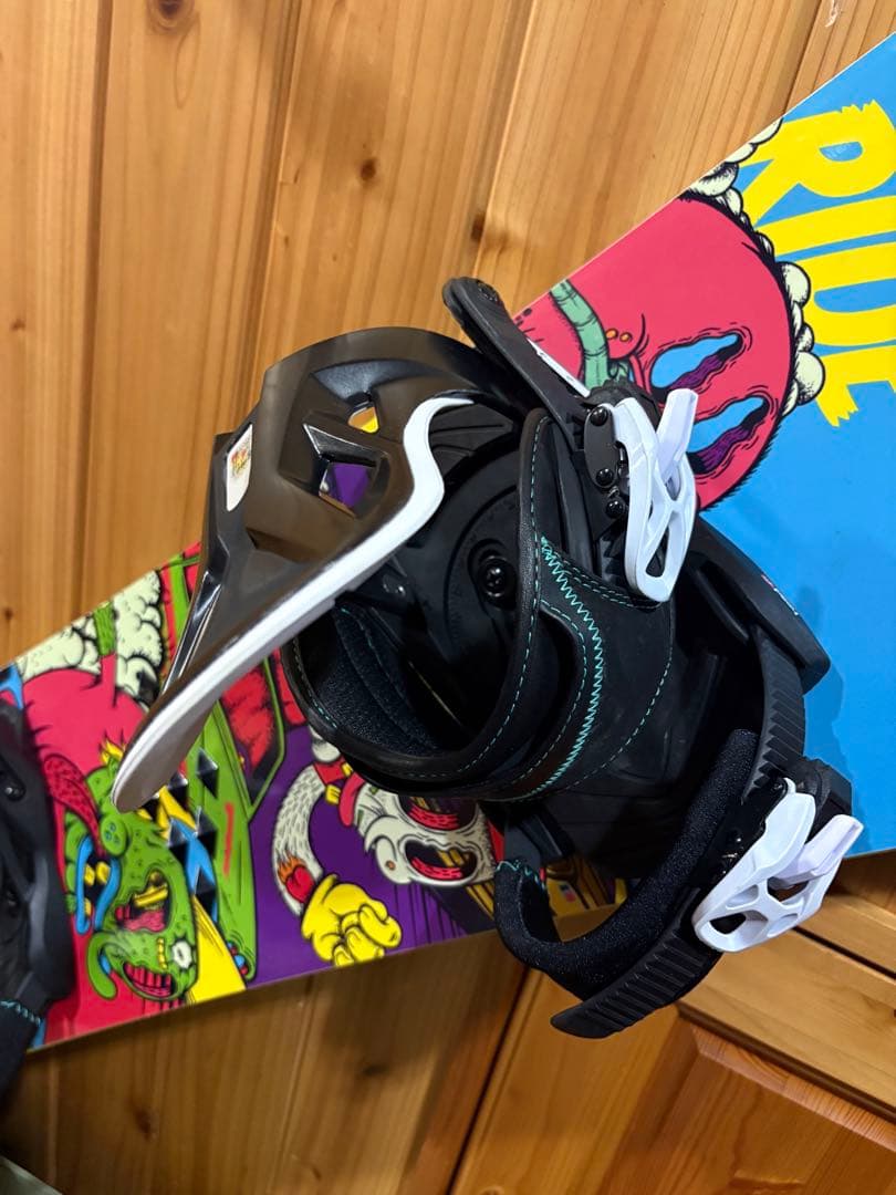 美品☆RIDE スノーボード ビンディング付き130cm headケース付き