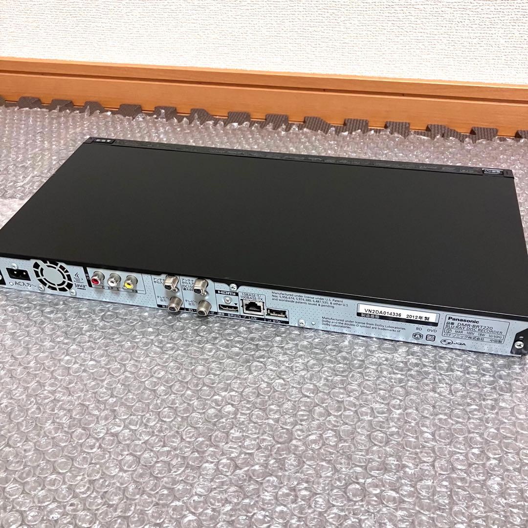 Panasonic ブルーレイディスクレコーダー　DMR-BRT220✨美品♪✨