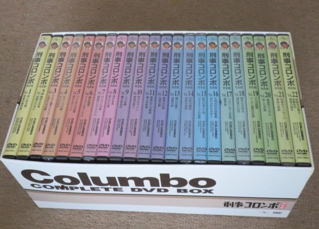 刑事コロンボ コンプリートDVDボックス 全22巻　(一部未開封)