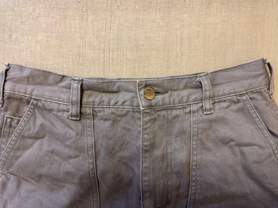 ⑨SHISHIKUI ペインターパンツ FADED BLUE 34 百々千晴